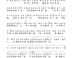 送你一首老歌简谱-刘亦敏演唱-一笑奈何晓斅曲谱
