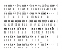欢乐海广场舞之歌简谱