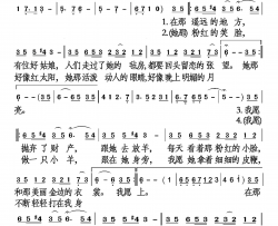 在那遥远的地方简谱-魏松演唱-王洛宾/王洛宾词曲