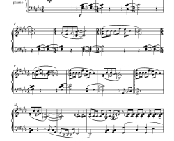 第一钢琴奏鸣曲PianoSonataNo.1简谱