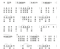 爸爸的银针简谱