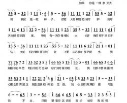 父子简谱(歌词)-佟铁鑫&杨洋演唱-谱友孤夜寒星521上传