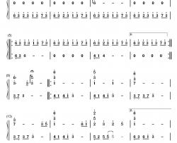 渡る者の途絶えた桥钢琴简谱-数字双手-东方Project