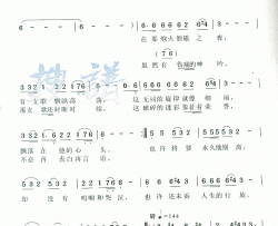 战斗的军礼简谱-李杰演唱
