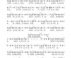 人生恍如梦简谱-谭晶演唱-时勇、陈彤/陈彤词曲