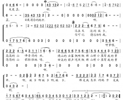 爱在故乡肖燕演唱版简谱
