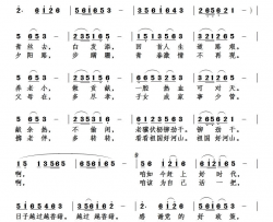 活出样来自己看刘北休音频版简谱-刘北休演唱-刘岐山/刘北休词曲