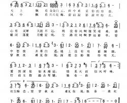 红尘痴恋简谱-悠悠朵儿演唱