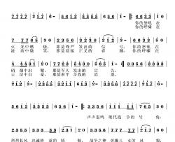 战争之神简谱-张俊海词 祁永林曲