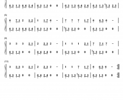 龙的传人钢琴简谱-数字双手-侯德健
