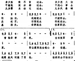过客简谱-香港电视剧《过客》主题歌关菊英-