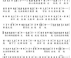伤心的雨寂寞的天简谱(歌词)-陈兴瑜演唱-水鑫曲谱