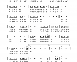 幸福在简阳舞曲简阳广场舞选曲简谱
