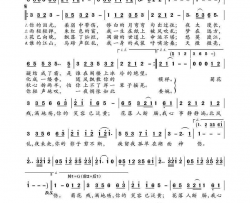 菊花台男声独唱简谱-周杰伦演唱-方文山/周杰伦词曲