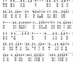 吴起，我心中的眷恋简谱-李黎词/党红岩曲李亚东-