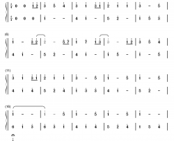 愿いが叶う场所钢琴简谱-数字双手-Magome Togoshi