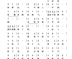 借手指儿童歌曲简谱