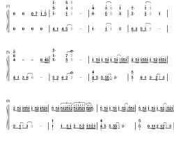 永遠のひとつ钢琴简谱-数字双手-田村由香里