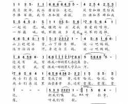 边关有我简谱-降央卓玛演唱-车行/印青词曲