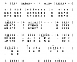 感谢党的好领导简谱