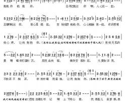 让我抱抱你简谱(歌词)-刘专演唱-潘明记谱