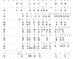 感恩·母校简谱-杜劲松词 叶建中曲
