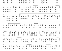我想飞简谱-林夕子词 林夕子曲