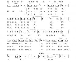 只有瑞丽最难忘简谱-李春华词/曹鹏举曲