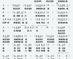 谁跟我去流浪简谱