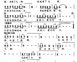 家乡简谱-张名河词 孟庆云曲