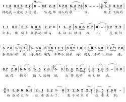 弹起我心爱的土琵琶简谱(歌词)-演唱-王wzh曲谱