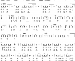盼回归简谱-许志刚演唱-宋斌庭、李林/李林词曲