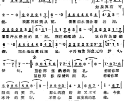 苏芮演唱金曲：未知简谱-苏芮演唱
