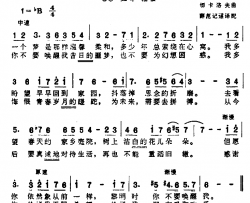 感谢你给了我希望【前苏联】电影《红莓》插曲简谱