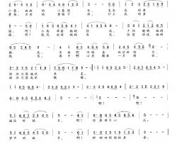 梦中的故乡简谱-石启荣词 李平曲