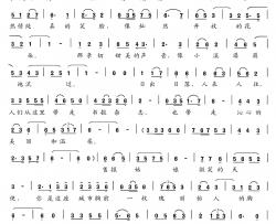 街头，有一扇窗口简谱-杨炳林词/杨炳林曲