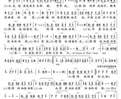 慢慢地陪着你走简谱(歌词)-梁雁翎/蔡济文演唱-君羊曲谱