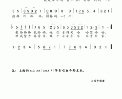小小的音乐家老歌制谱简谱