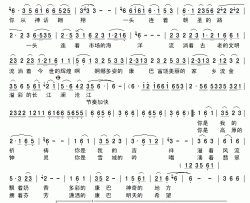 潇洒的康巴人简谱-郭瓦加毛吉-