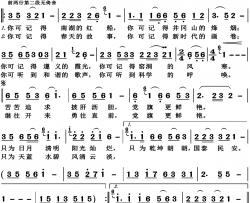 党旗更鲜艳简谱-谭晶演唱-张金豹/印青词曲