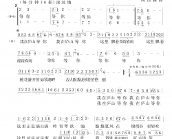 我在庐山等你简谱
