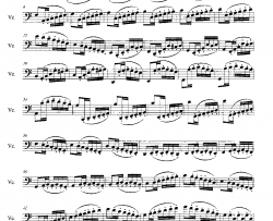 鸟！遇六粒米大提琴音阶式连顿弓练习曲简谱-王梅演唱-作曲：杨会林词曲