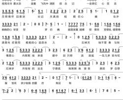 雾太浓简谱(歌词)-欧阳耀莹演唱-谱友天恩上传