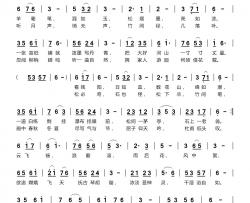 国画简谱-张小平词 刘鲁军曲