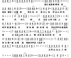 爸爸简谱-文君词 沈梦骏曲