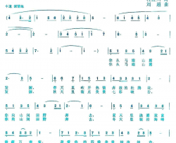 美丽的珠江源简谱