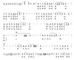 故乡的月亮简谱-刘振亚词 刘振亚曲