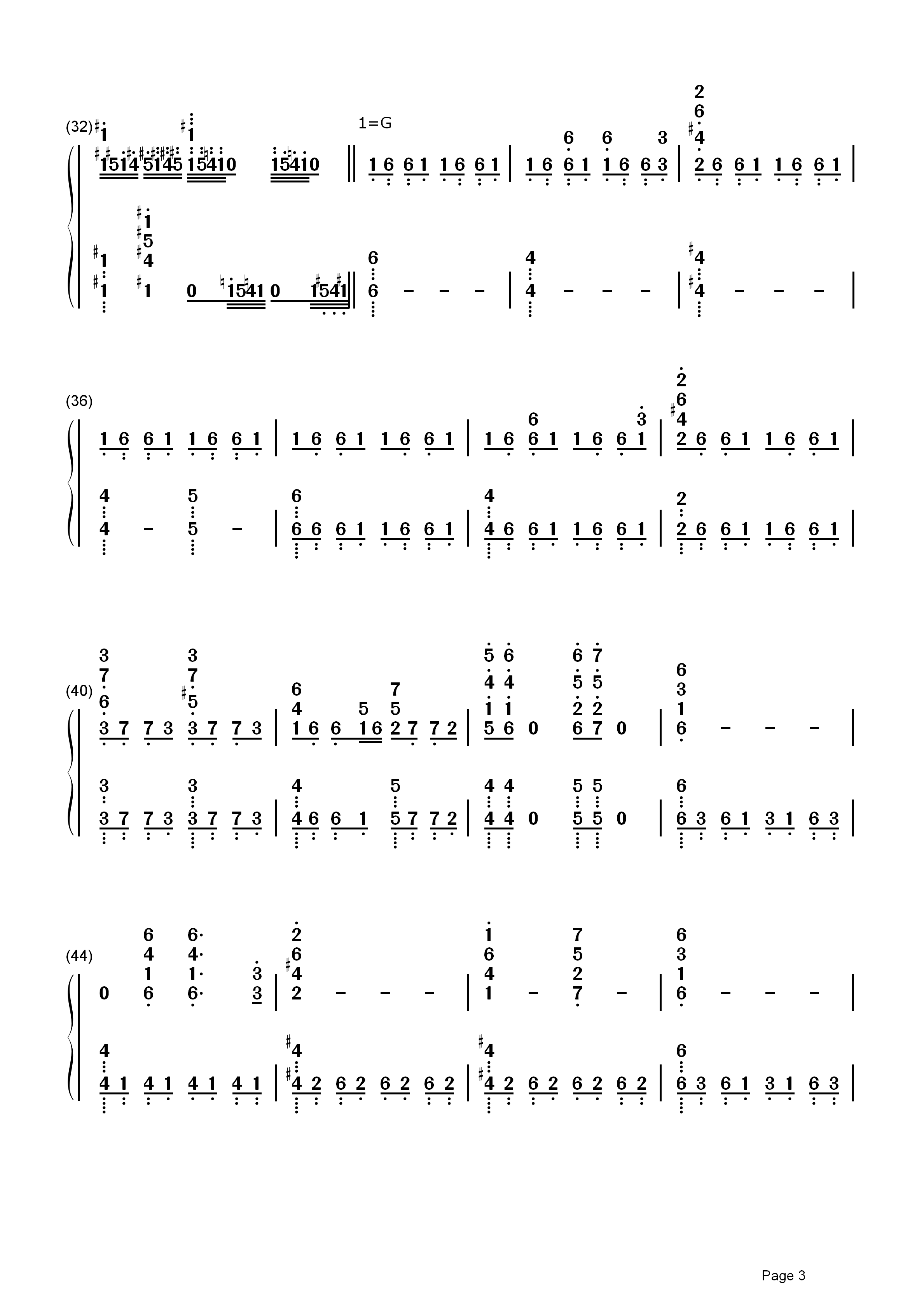 The Avengers简谱-复仇者联盟主题曲3