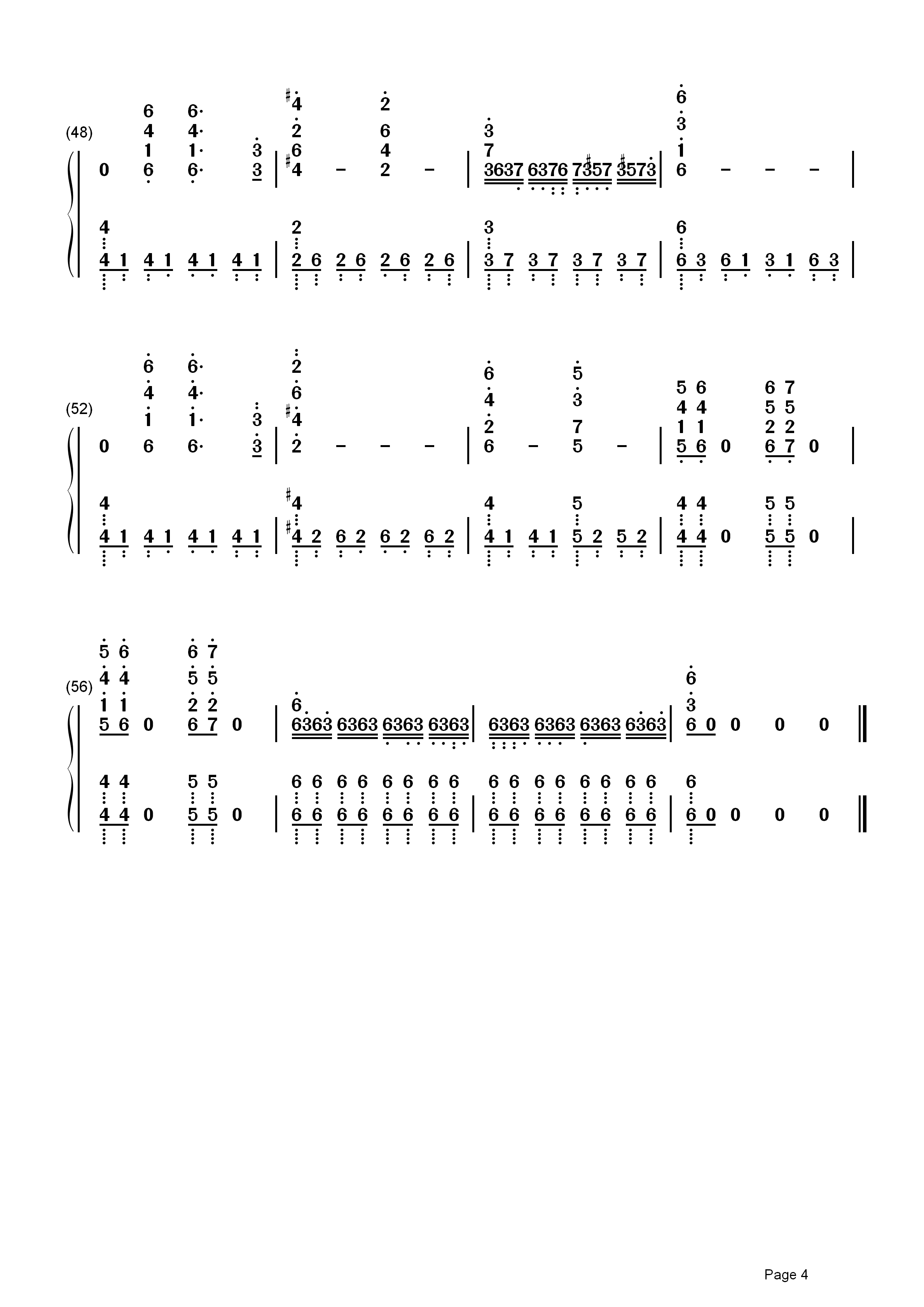 The Avengers简谱-复仇者联盟主题曲4