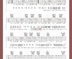 Incubus《Drive》吉他谱-Guitar Music Score